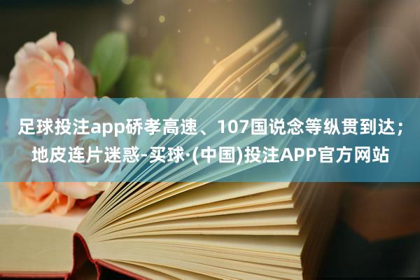 足球投注app硚孝高速、107国说念等纵贯到达；地皮连片迷惑-买球·(中国)投注APP官方网站