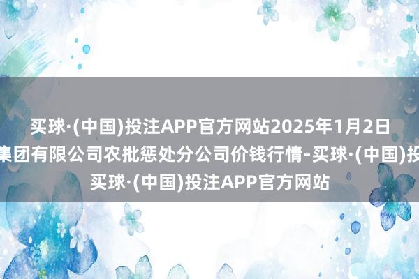 买球·(中国)投注APP官方网站2025年1月2日义乌市商场发展集团有限公司农批惩处分公司价钱行情-买球·(中国)投注APP官方网站