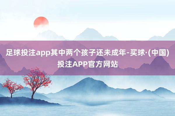 足球投注app其中两个孩子还未成年-买球·(中国)投注APP官方网站