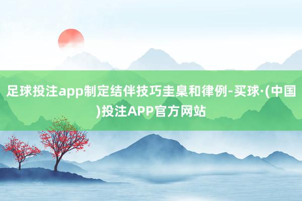 足球投注app制定结伴技巧圭臬和律例-买球·(中国)投注APP官方网站