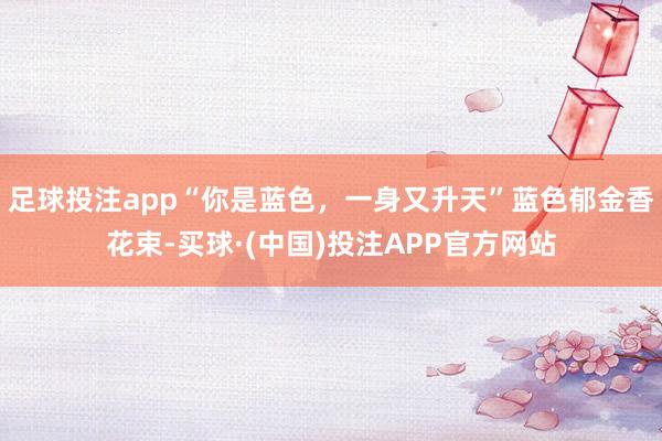 足球投注app“你是蓝色，一身又升天”蓝色郁金香花束-买球·(中国)投注APP官方网站