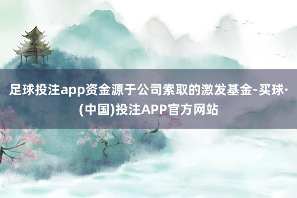 足球投注app资金源于公司索取的激发基金-买球·(中国)投注APP官方网站