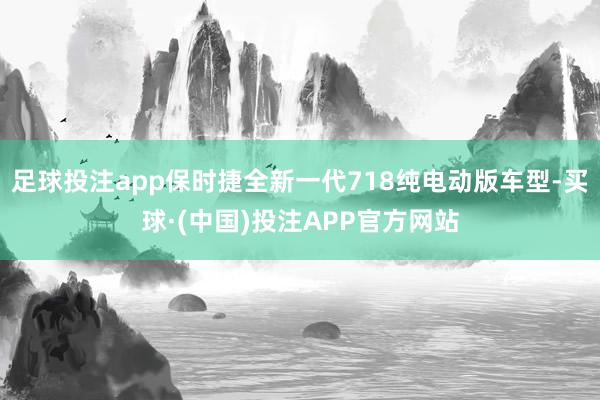 足球投注app保时捷全新一代718纯电动版车型-买球·(中国)投注APP官方网站