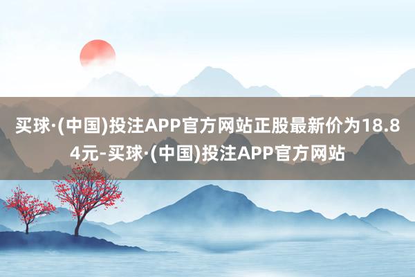 买球·(中国)投注APP官方网站正股最新价为18.84元-买球·(中国)投注APP官方网站