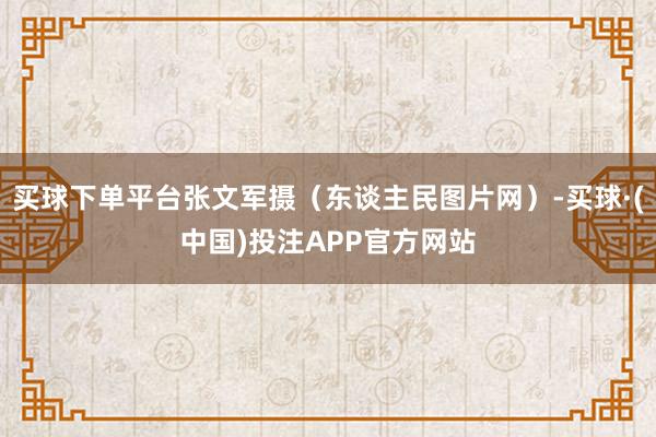 买球下单平台张文军摄(东谈主民图片网)-买球·(中国)投注APP官方网站