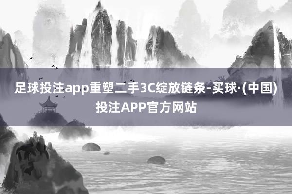 足球投注app重塑二手3C绽放链条-买球·(中国)投注APP官方网站
