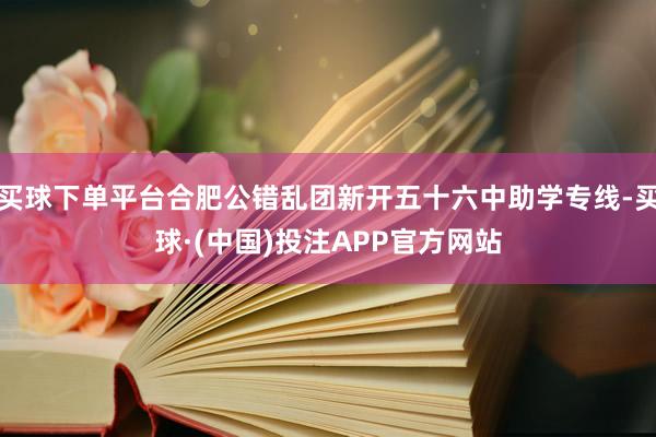 买球下单平台合肥公错乱团新开五十六中助学专线-买球·(中国)投注APP官方网站