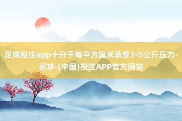 足球投注app十分于每平方厘米承受3-8公斤压力-买球·(中国)投注APP官方网站